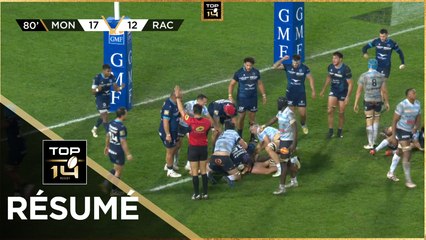 TOP 14 - Résumé Montpellier Hérault Rugby-Racing 92: 17-12 - J15 - 2022-2023