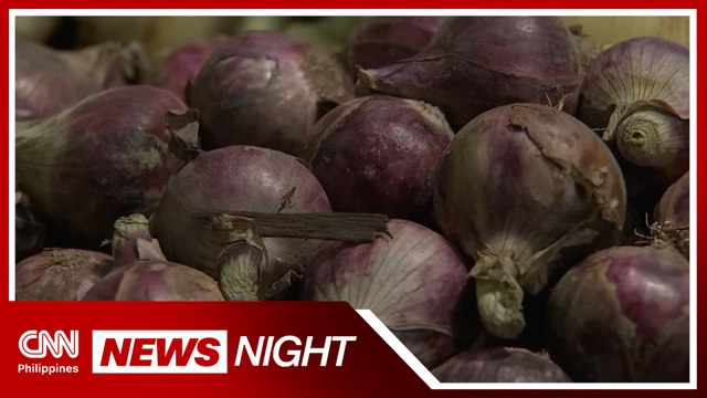 Pag-angkat ng 22,000 mt ng sibuyas, inirerekomenda ng DA | News Night