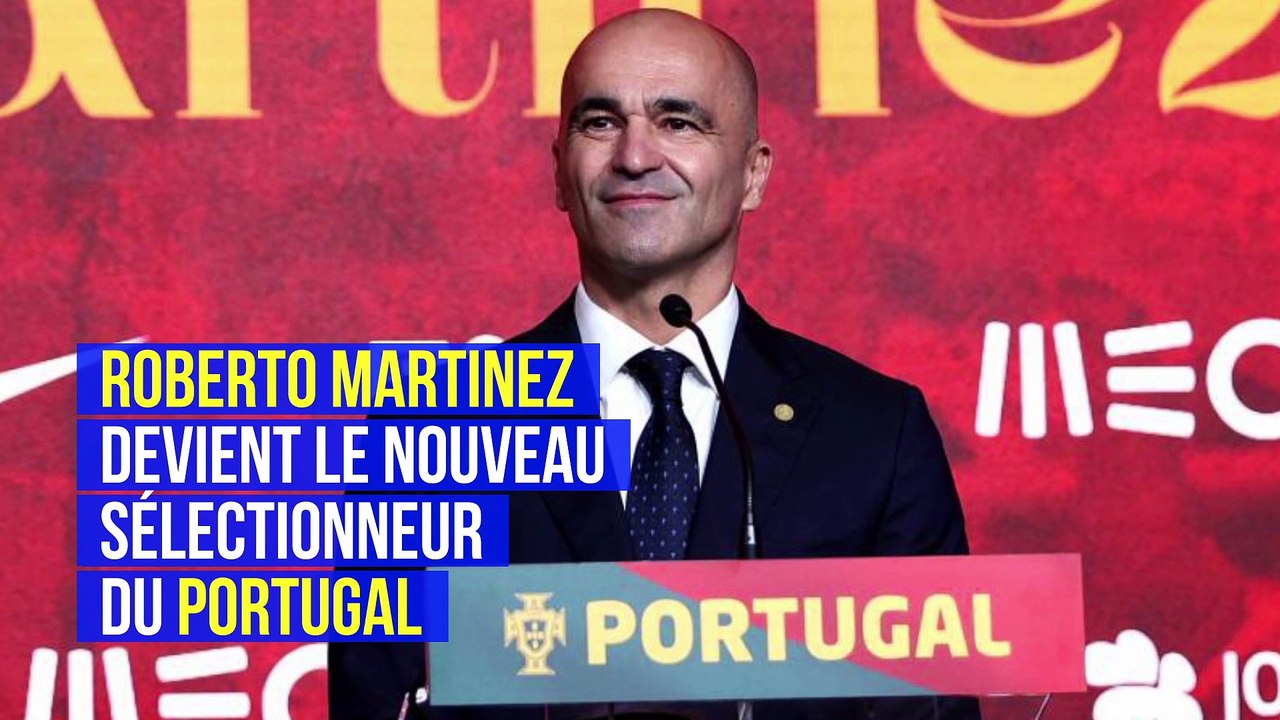 Roberto Martinez Devient Le Nouveau Sélectionneur Du Portugal Vidéo Dailymotion 