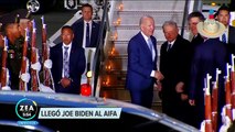 Joe Biden llega a México y aterriza en el AIFA