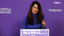 Isa Serra (Unidas Podemos) señala como 