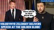 Volodymyr Zelenskyy speaks at Golden Globe Awards after Sean Penn introduces him | Oneindia News