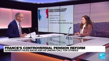 Macron presses ahead with French pension reform despite strike threat