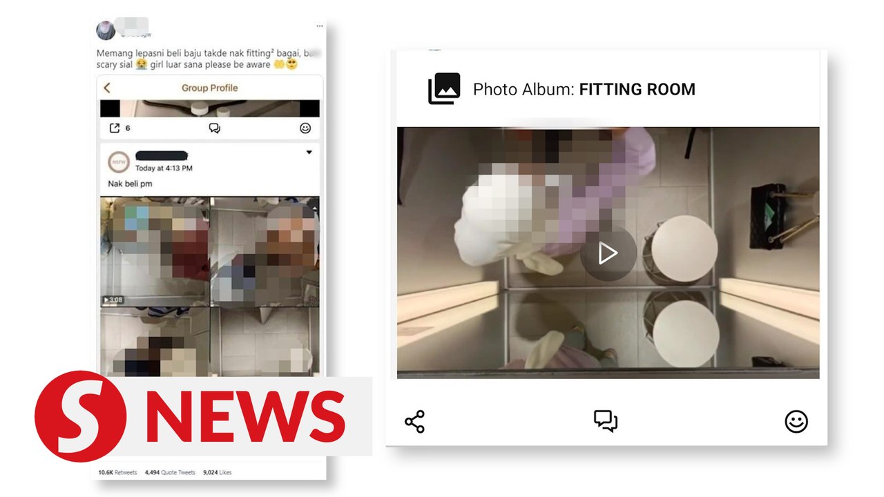 Cops probing claims of hidden camera in fitting room at KL mall - video  Dailymotion