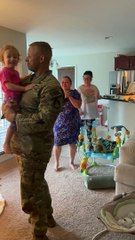Military Man Surprises His Family