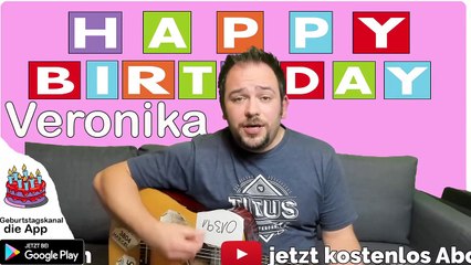 Happy Birthday, Veronika! Geburtstagsgrüße an Veronika