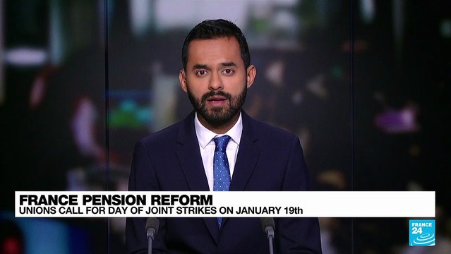 French unions call strike against pension reform on Jan 19