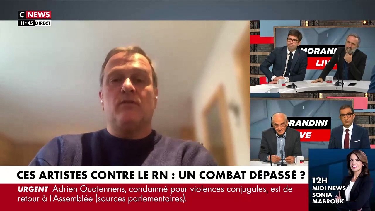 Après le refus d’Indochine de venir à Perpignan, le maire Louis Aliot réagit dans "Morandini Live": "Il va falloir qu'ils excluent de leur public les gens qui votent RN" - VIDEO