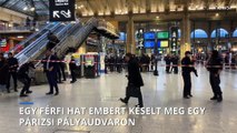 Késeléses támadás egy párizsi pályaudvaron, hatan megsérültek