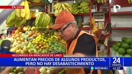 Situación de los mercados en Lince: ¿hay desabastecimiento por bloqueos?
