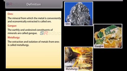 CLASS 12 CHEMISTRY PROCESS OF ISOLATION OF ELEMENTS