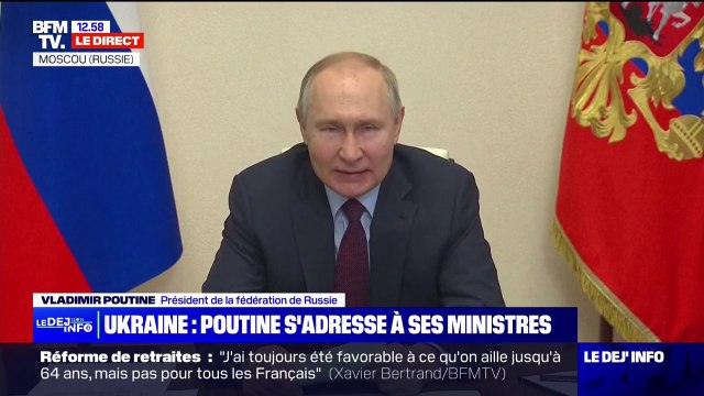 Nous allons renforcer notre capacité de défense : Vladimir Poutine s'adresse à ses ministres