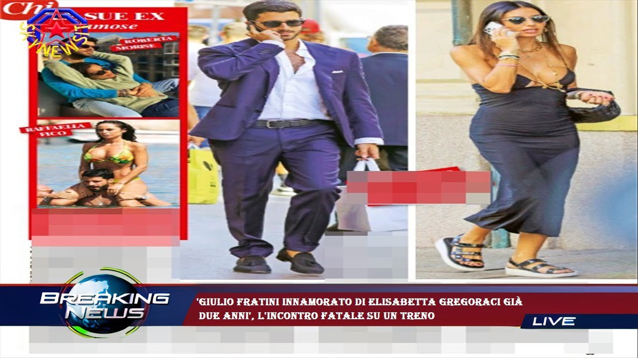 'Giulio Fratini innamorato di Elisabetta Gregoraci già  due anni', l'incontro fatale su un treno
