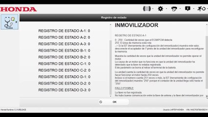 Programación de llaves Accord  OK
