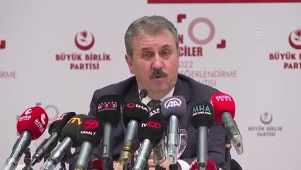 Destici: ""Bizim, BBP olarak şu andaki düşüncemiz, Cumhur İttifakı çatısı altında kendi adımız, amblemimiz ve adaylarımızla seçime girmektir"