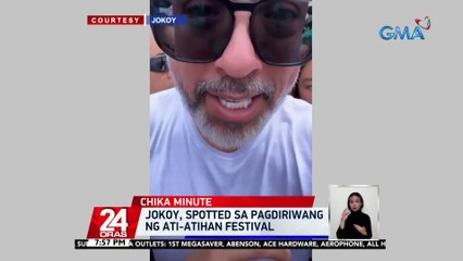 Jo Koy, spotted sa pagdiriwang ng Ati-atihan Festival | 24 Oras