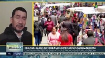 Movimientos sociales de Bolivia rechazan intentos de desestabilización democrática