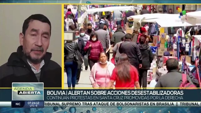 Movimientos sociales de Bolivia rechazan intentos de desestabilización democrática