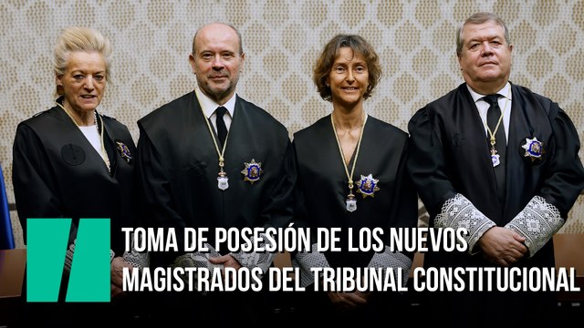 Toma de posesión de los nuevos magistrados del Tribunal Constitucional