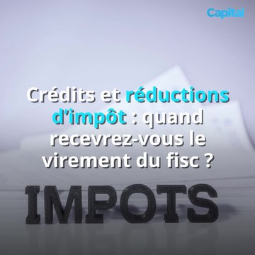 Crédits et réductions d’impôt : quand recevrez-vous le virement du fisc ? (1)