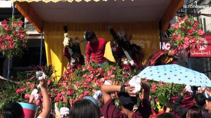 "الناصري الأسود".. مسيرة بالفلبين خلال فعاليات الموكب السنوي لتمثال المسيح