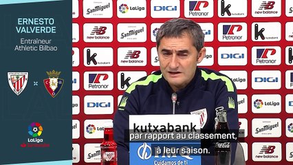 Athletic Club - Valverde : "Contre Osasuna, ça va mettre du temps à se décanter"