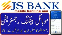 How to register JS Bank mobile Banking Application _ JS Bank App 2023