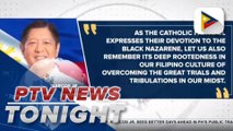 Pres. Ferdinand R. Marcos Jr. urges Filipinos to dwell deeper into the essence of Black Nazarene amid life struggles, challenges