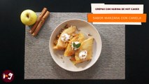 Crepas con harina de hot cakes sabor Manzana con canela | Receta para el desayuno | Directo al Paladar México