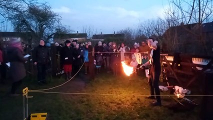 Wassailing at Stamford Community Orchard