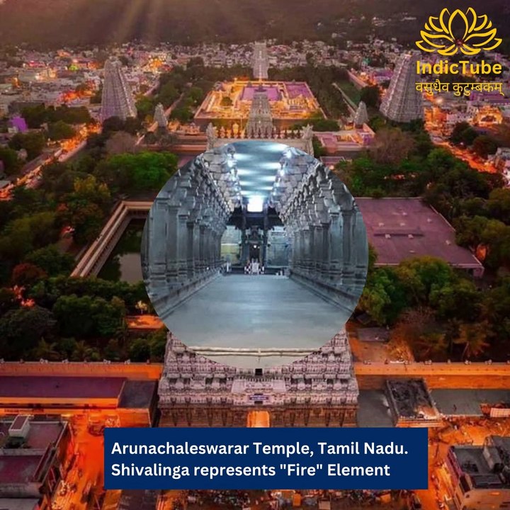LORD Shiva Temples Signifying 5 Elements of Nature and Life