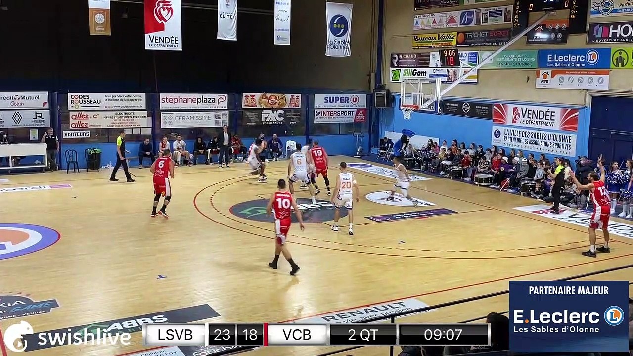 Les Sables Vendée Basket Vs Vendée Challans Basket