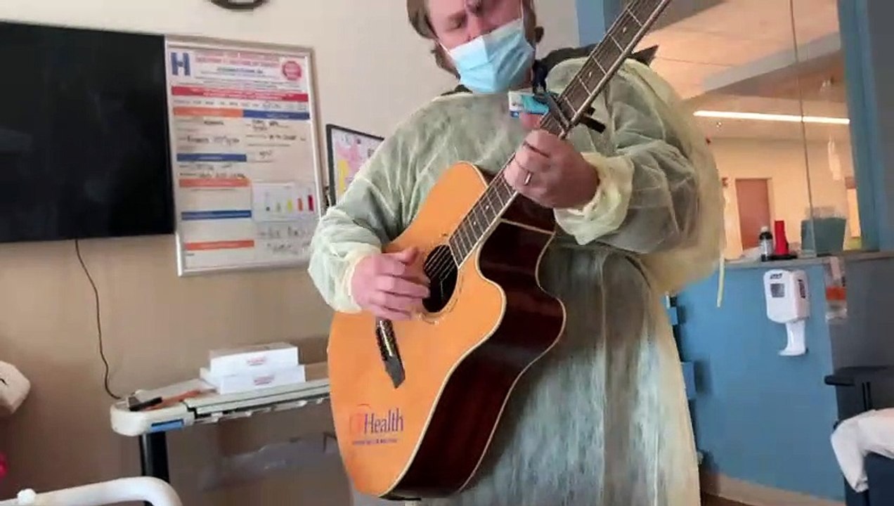 La música alegró mi estancia en el hospital