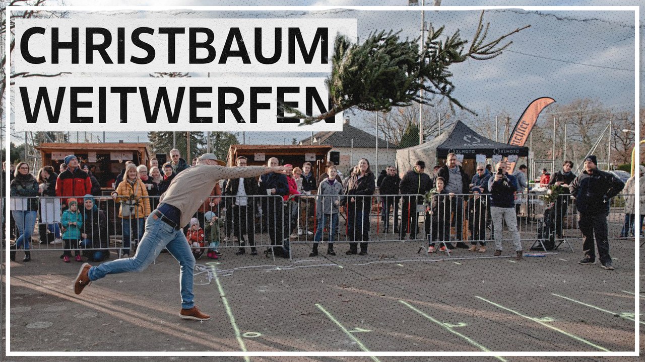 Weihnachtsbaum-Weitwurf: Die Geburtsstunde einer neuen Tradition
