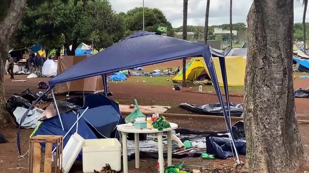 Acampamentos desmontados