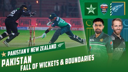 Let's Recap Pakistan's Fall of Wickets And Boundaries | 1st ODI 2023 | PCB | MZ2T