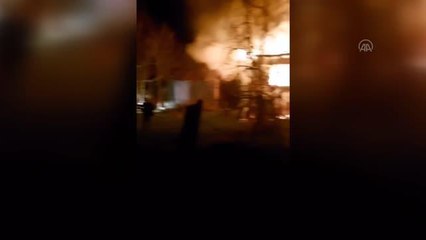 Evde çıkan yangında yaşlı kadın hayatını kaybetti