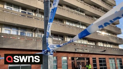 UK: Police standoff with a man who has barricaded himself inside his 13th floor flat enters third day