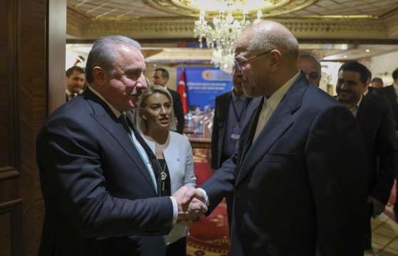 TBMM Başkanı Şentop, İran İslami Danışma Meclisi Başkanı Galibaf ile görüştü