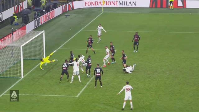 Milan - Roma 2 - 2 | Abraham scores in injury time | Goals Highlights | Serie A 2022-23 | Football Highlights Today | Sports World