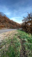Dirt Biker Nearly Crashes on Grass Embankment