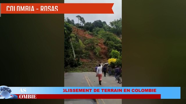 Glissement de terrain en Colombie