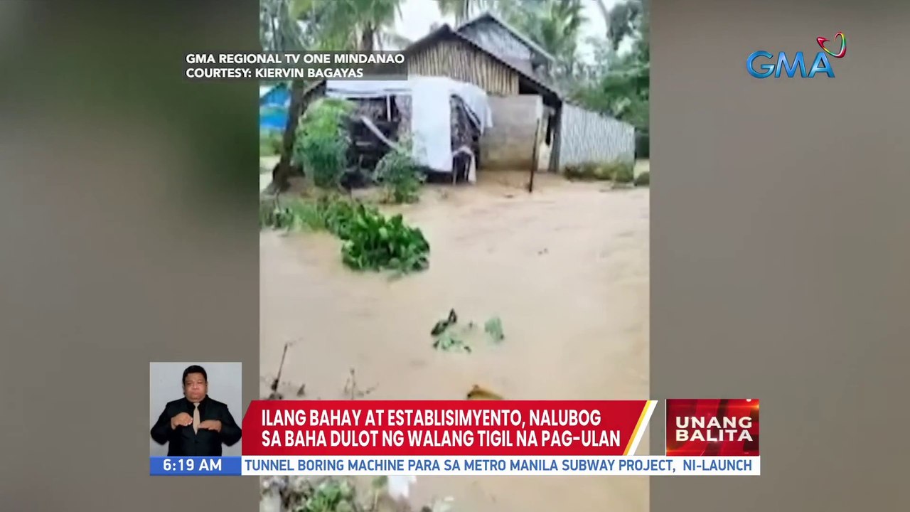 Ilang bahay at establisimyento, nalubog sa baha dulot ng walang tigil na pag-ulan | UB