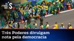 Chefes dos Três Poderes criticam atos em Brasília e pregam união