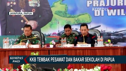 KKB Berulah di Distrik Oksibil: Gedung Sekolah SMK Dibakar, Pesawat Logistik Ditembaki