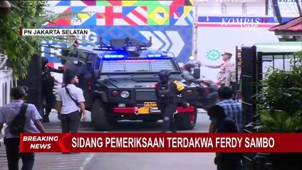 Descargar video: Ferdy Sambo Tiba di PN Jaksel Jelang Pemeriksaan Sebagai Terdakwa di Kasus Pembunuhan Brigadir J