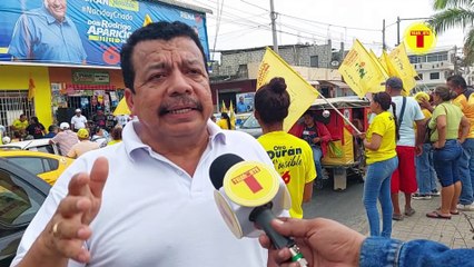 ALTO DIRIGENTE DEL CANTÓN DURÁN SE SUMÓ A LA GRAN CARAVANA DEL “TRIUNFO” DE RODRIGO APARICIO