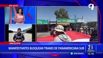 Arequipa: ciudadanos de La Joya continúan bloqueos de la Panamericana Sur