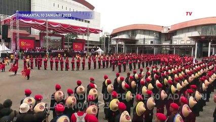 Jokowi dan Maruf Amin Hadiri HUT ke-50 PDIP