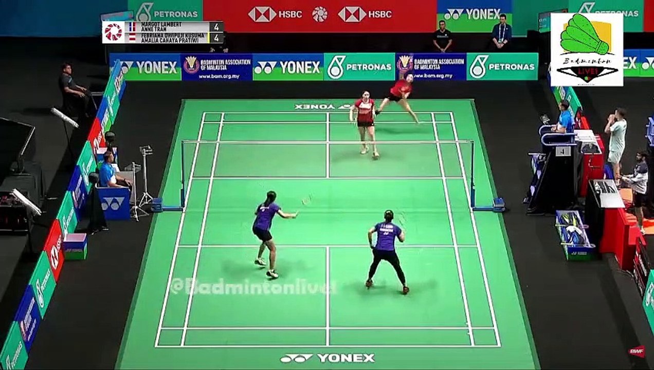 Febriana Dwipuji Kusuma/Amalia Cahaya Pratiwi vs Margot Lambert/Anne Tran | R32 |  Malaysia Open 2023